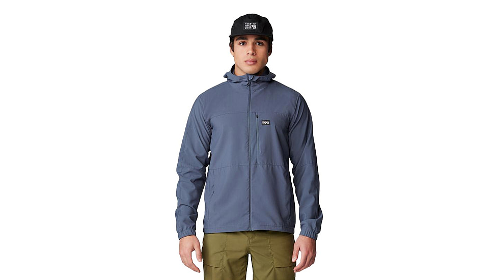 Mountain Hardwear Trail Sender Jacket - Mens, Blue Slate, Extra Large, 2027841417-XL