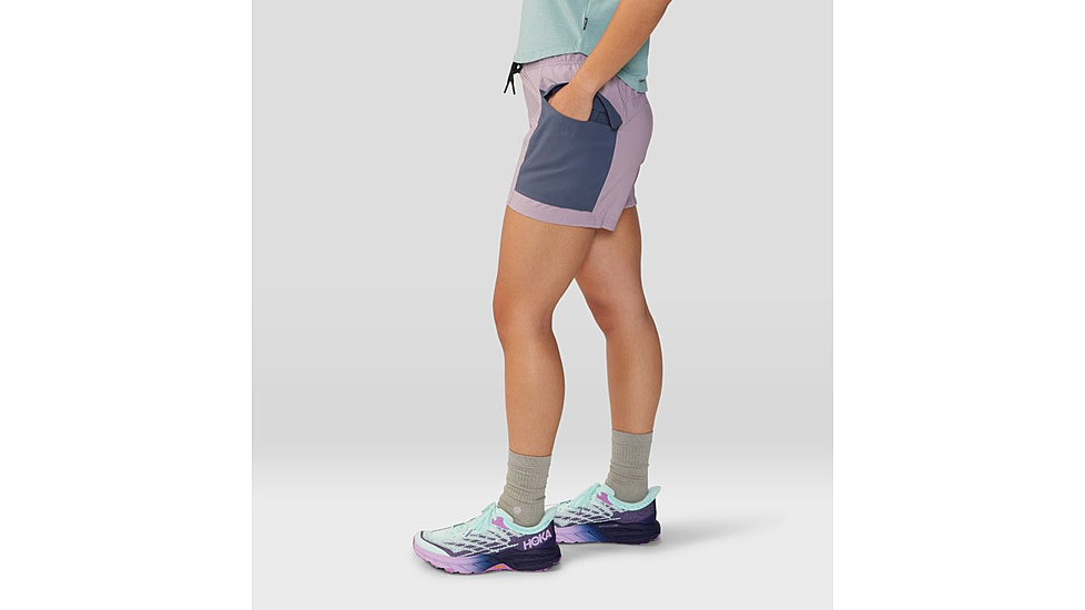 Mountain Hardwear Trail Sender Short - Womens, Daze, Blue Slate, Large, 2067931533-L