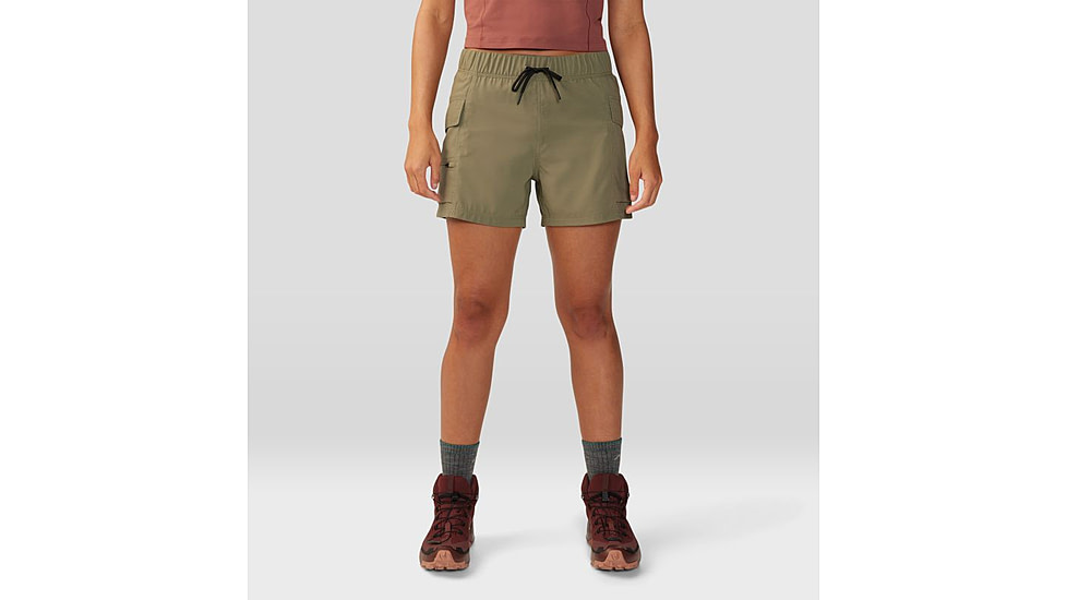 Mountain Hardwear Trail Sender Short - Womens, Light Army, Large, 2067931333-L