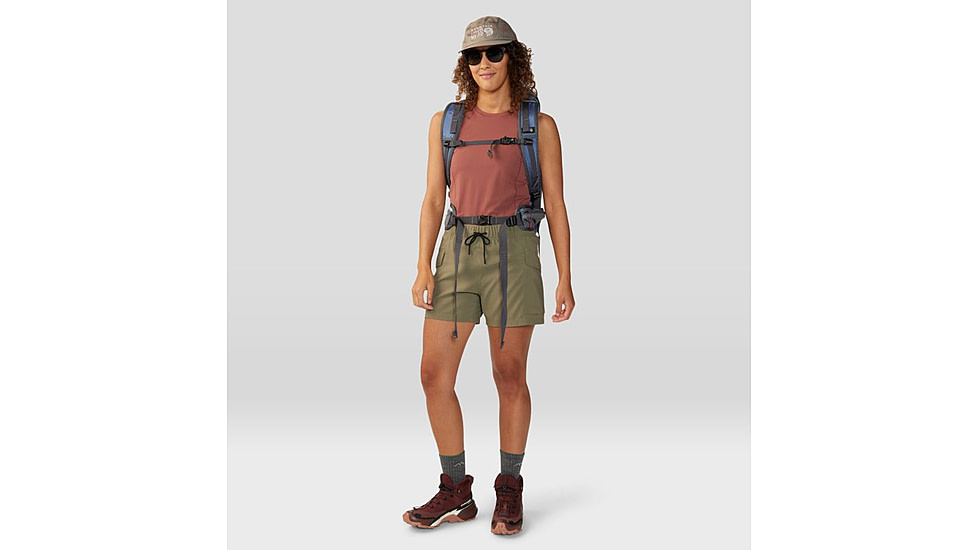 Mountain Hardwear Trail Sender Short - Womens, Light Army, Large, 2067931333-L