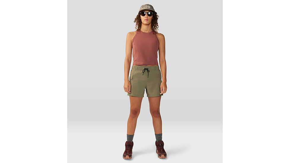 Mountain Hardwear Trail Sender Short - Womens, Light Army, Large, 2067931333-L