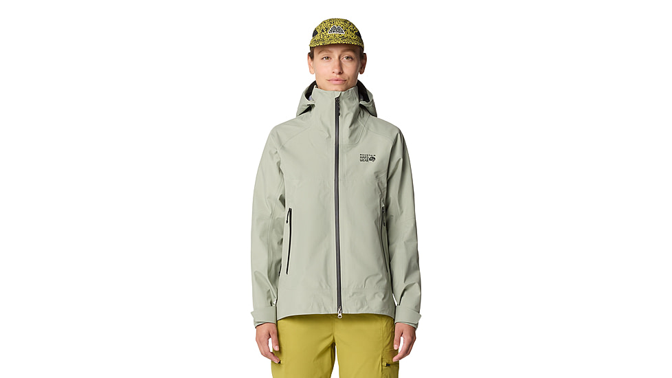 Mountain Hardwear TrailVerse GORE-TEX Jacket - Womens, White Sage, S, 190423032419