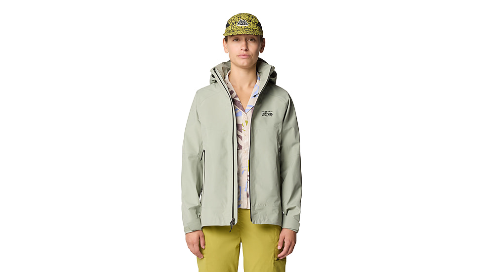 Mountain Hardwear TrailVerse GORE-TEX Jacket - Womens, White Sage, S, 190423032419