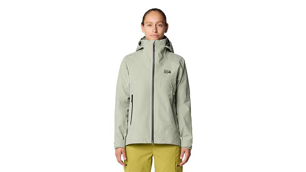 Mountain Hardwear TrailVerse GORE-TEX Jacket - Womens, White Sage, S, 190423032419