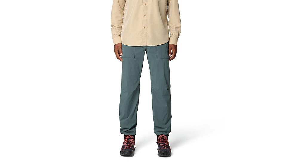Mountain Hardwear Traxion Trail Pant - Mens, Black Spruce, 36x32, 190423013746