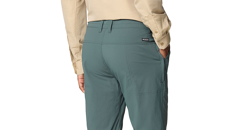 Mountain Hardwear Traxion Trail Pant - Mens, Black Spruce, 36x32, 190423013746