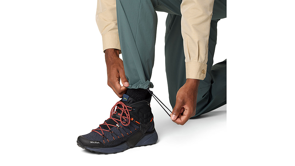 Mountain Hardwear Traxion Trail Pant - Mens, Black Spruce, 36x32, 190423013746