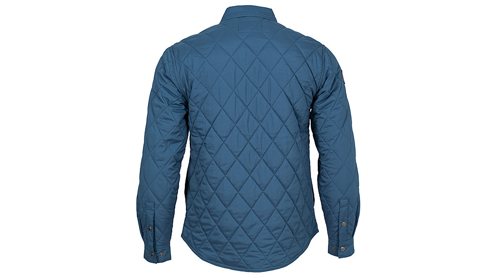 Mountain Khakis Belton Quilted Shirtjac Classic Fit - Mens, Faded Indigo, XL, O86409FADED INDIGOXL
