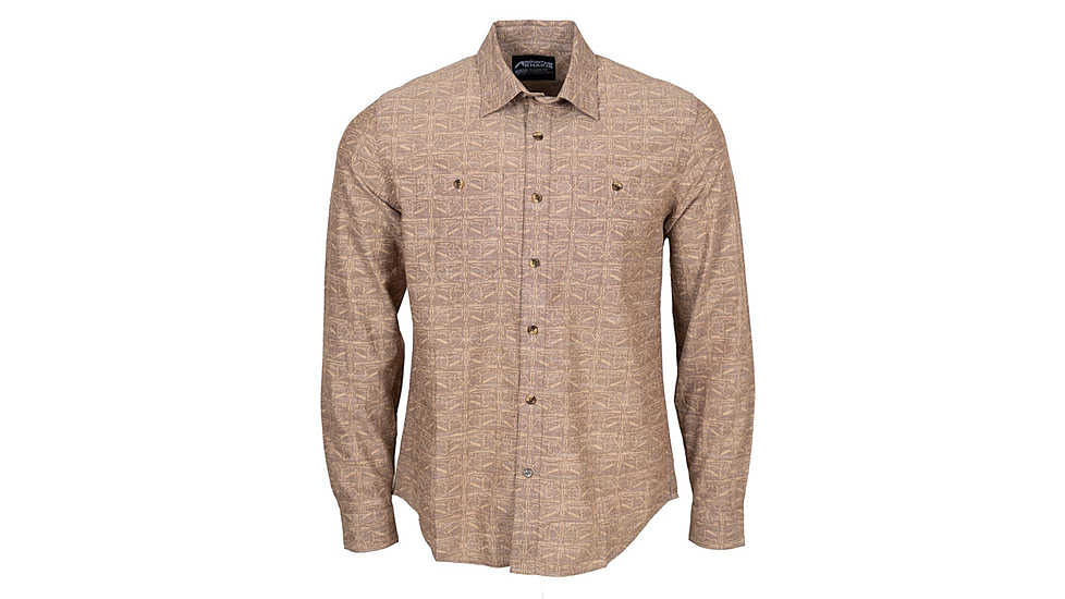 Mountain Khakis Bison Etch Shirt Classic Fit - Mens, Cedar, XXL, O48201CEDARXXL