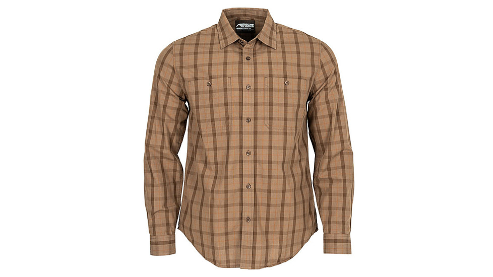 Mountain Khakis Midtown Long Sleeve Woven Shirt Classic Fit - Mens, Cedar, XL, O65201CEDARXL