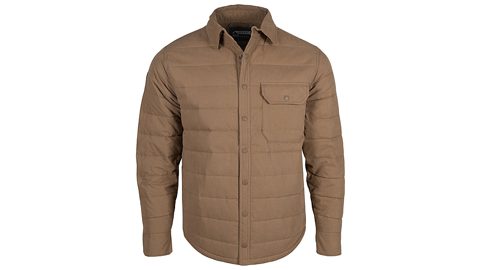 Mountain Khakis Pine Peak Down Shirtjac Classic Fit - Mens, Tobacco, XL, I60254TOBACCOXL