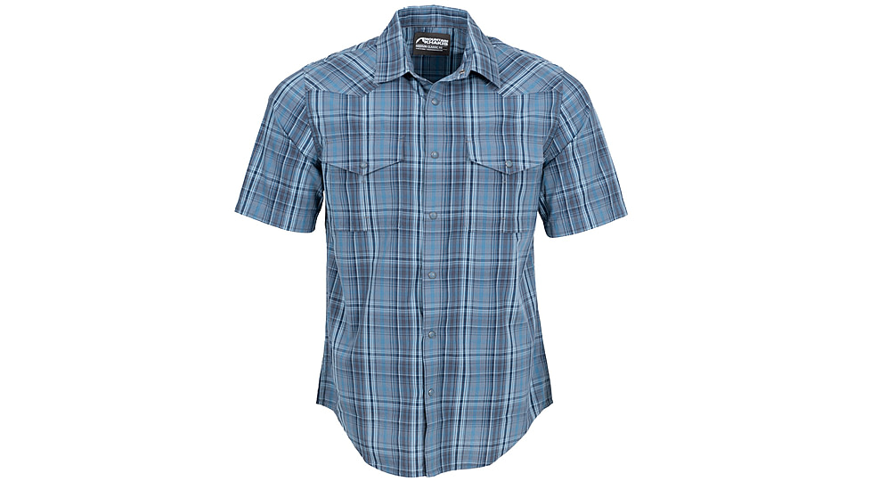 Mountain Khakis Rodeo Short Sleeve Woven Shirt Classic Fit - Mens, Blue Ridge, L, O76405BLUE RIDGEL