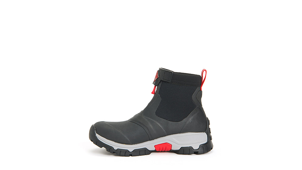 Muck Boots Apex Zip Mid Boots - Mens, Black/Gray/Red, 13, AXMZ-106-BLK-130