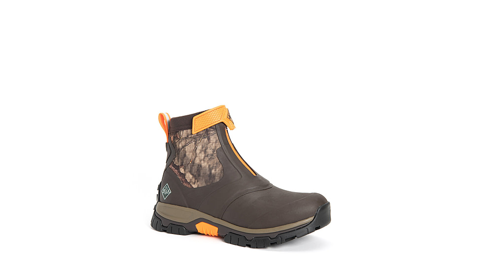 Muck Boots Apex Zip Mid Boots - Mens, Brown/Moct Camo, 7, AXMZ-MOC-CAM-070