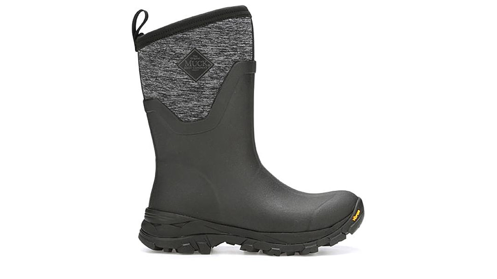 Muck Boots Arctic Ice Grip A.T. Mid Boots - Womens, Black/Jersey Heather, 7, ASVMA-100-BLK-070