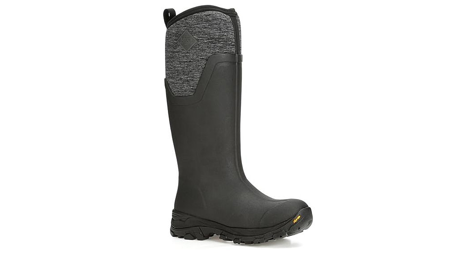 Muck Boots Arctic Ice Grip A.T. Tall Boots - Women's, Black/Jersey Heather, 7, ASVTA-100-BLK-070