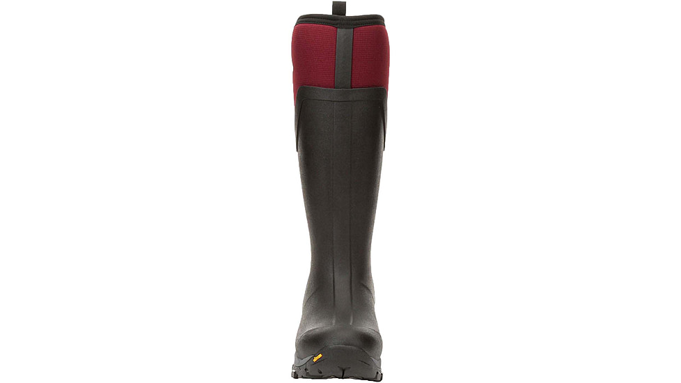 Muck Boots Arctic Ice Grip A.T. Tall Boots - Womens, Black/Maroon, 6, ASVTA-600-RED-060