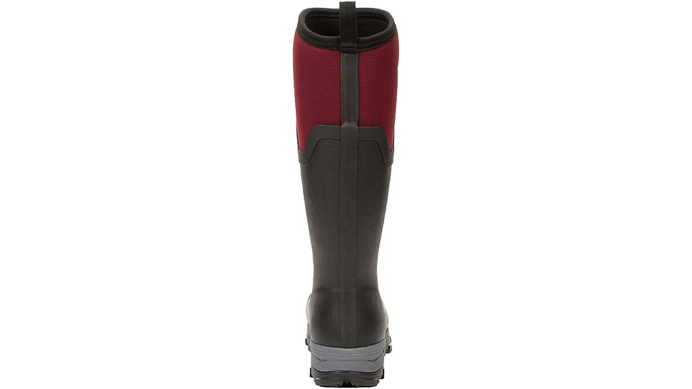 Muck Boots Arctic Ice Grip A.T. Tall Boots - Womens, Black/Maroon, 6, ASVTA-600-RED-060