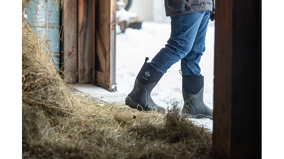 Muck Boots Arctic Sport Mid High Performance Sport Boots - Mens, Black, 5, ASM-000A-BLK-050