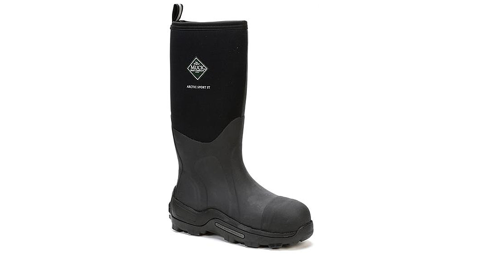 Muck Boots Arctic Sport Steel Toe High Performance Sport Boots - Mens, Black, 7, ASP-STL-BL-070