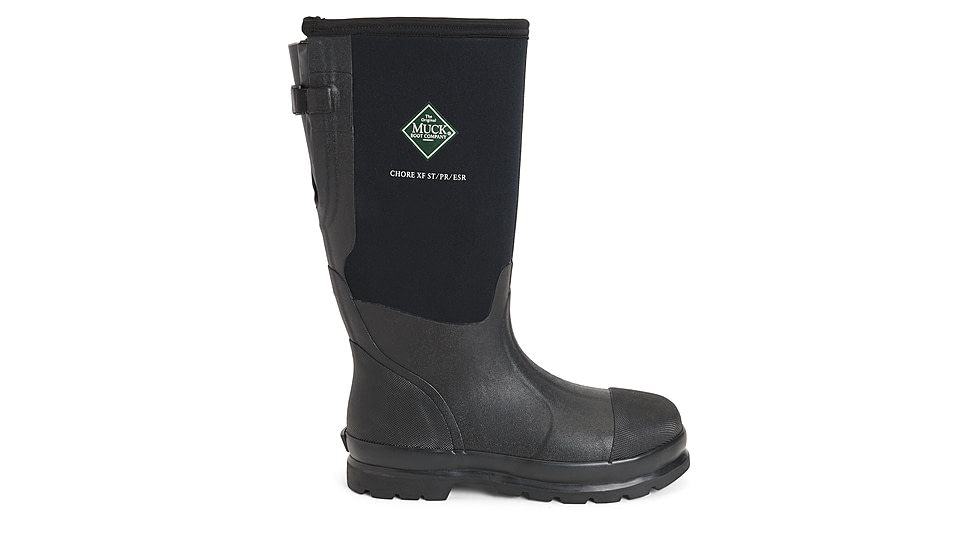 Muck Boots Chore XF Steel Toe - Men's, Black, 5, MCXF-STL-BLK-050