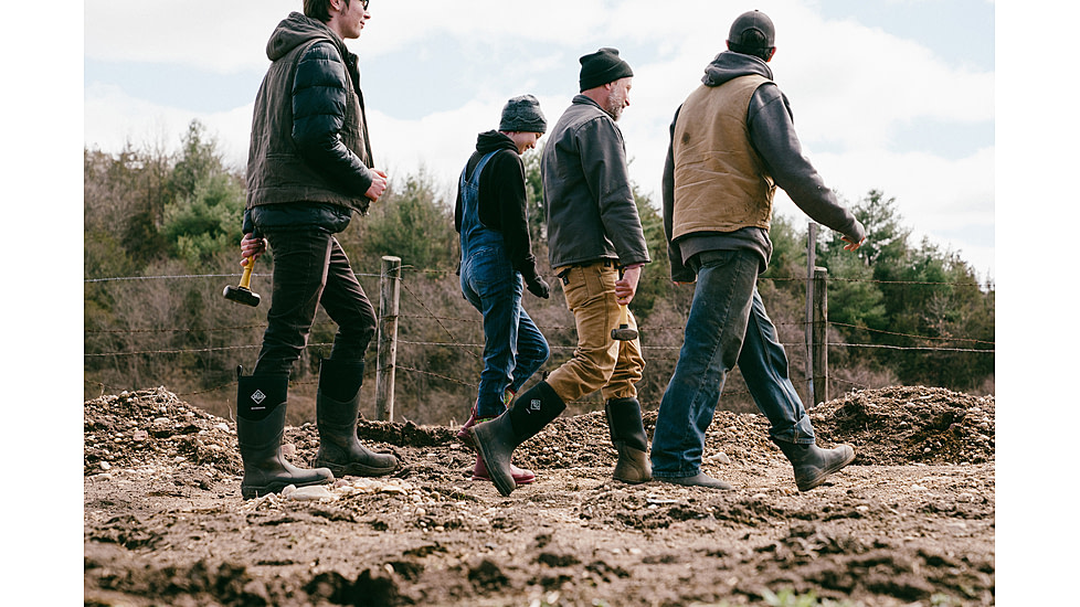 Muck Boots Chore Tall Wateproof Rubber Work Boot - Mens, Black, 5, CHH-000A-BL-050