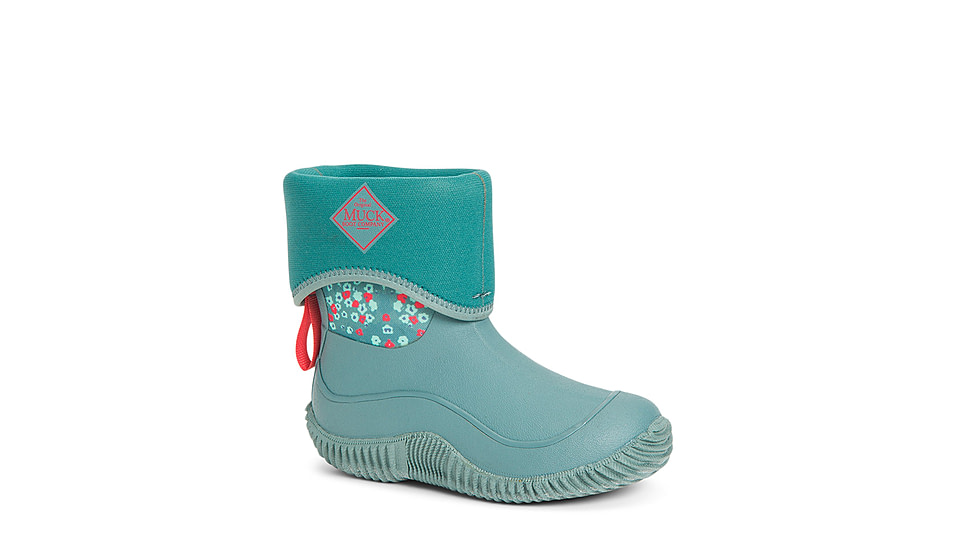Muck Boots Hale Rubber Boots - Kids, Trooper/Winter Floral, 10, KBH-2FLR-BLU-100