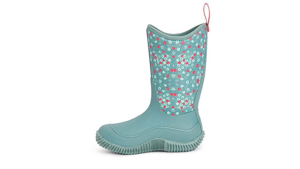 Muck Boots Hale Rubber Boots - Kids, Trooper/Winter Floral, 10, KBH-2FLR-BLU-100