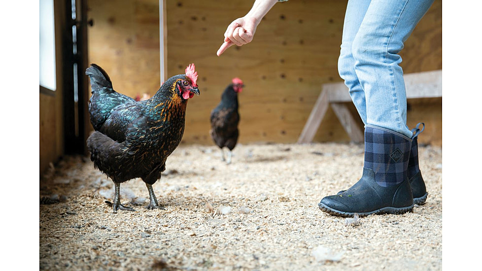 Muck Boots Muckster II Mid Boot - Women's, 5 US, Medium, Black/Gray Plaid, WM2-1PLD-BLK-050