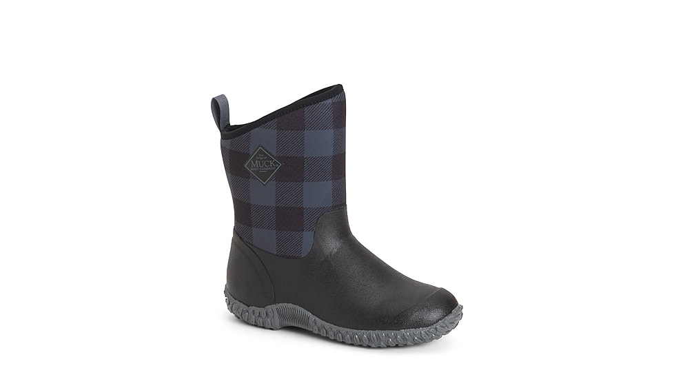 Muck Boots Muckster II Mid Boot - Women's, 5 US, Medium, Black/Gray Plaid, WM2-1PLD-BLK-050