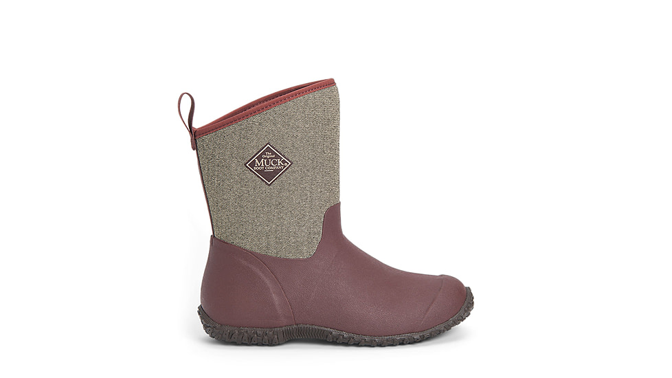 Muck Boots Muckster II Mid Boot - Women's, 9 US, Medium, Rum Raisin w/ Herringbone, WM2-9TW-BRN-090