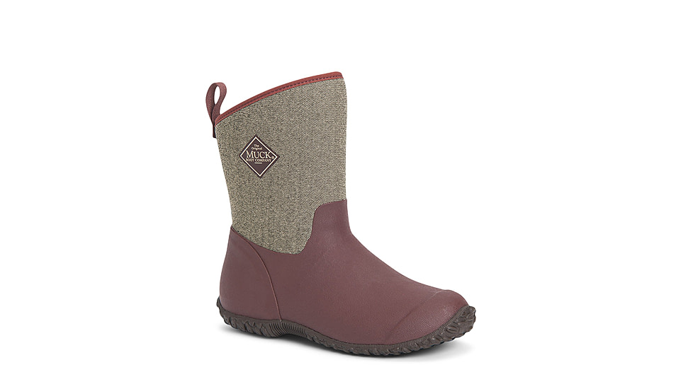 Muck Boots Muckster II Mid Boot - Women's, 9 US, Medium, Rum Raisin w/ Herringbone, WM2-9TW-BRN-090