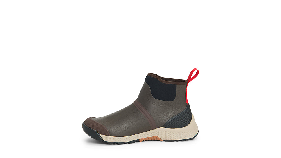 Muck Boots Outscape Chelsea Boot - Mens, Coffee Bean/Crockery/Black/Ribbon Red, 9, OSC-900-BRN-090