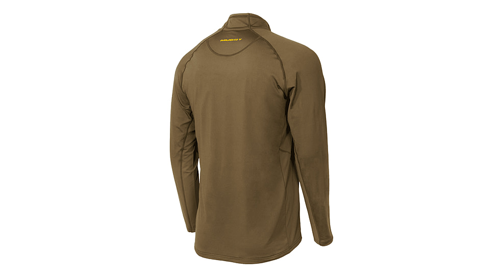 Muddy Nucleus Heated Quarter-Zip Top - Mens, Brown Clay, XL, MUD-HT-QZ-CL-XL