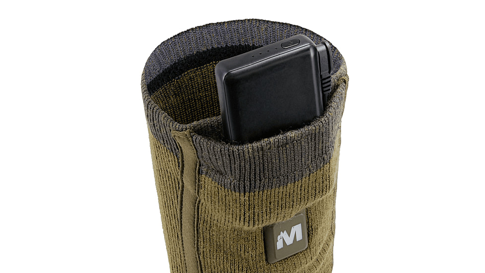 Muddy Nucleus Heated Socks - Mens, Brown Clay, LARGE/XL, MUD-HT-SOCK-CL-LXL