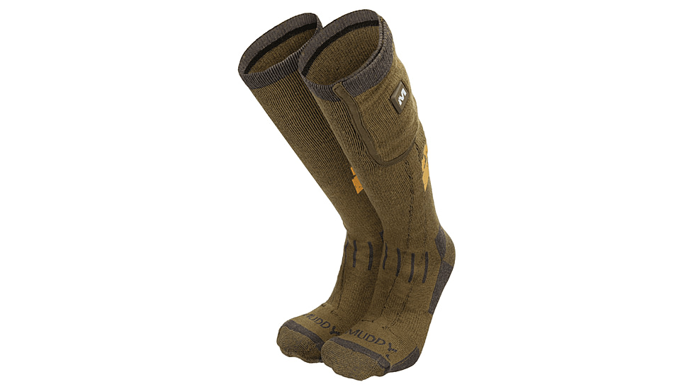 Muddy Nucleus Heated Socks - Mens, Brown Clay, LARGE/XL, MUD-HT-SOCK-CL-LXL
