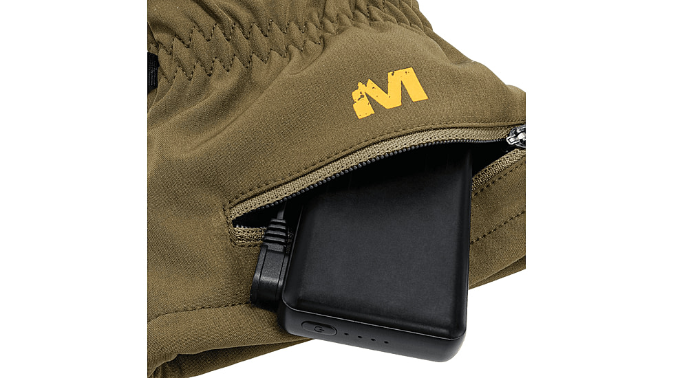 Muddy Nucleus Heated Softshell Gloves - Mens, Brown Clay, LARGE, MUD-HT-GLV-CL-L