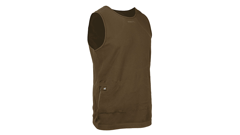 Muddy Nucleus Heated Vest - Mens, Brown Clay, LARGE, MUD-HT-VEST-CL-L