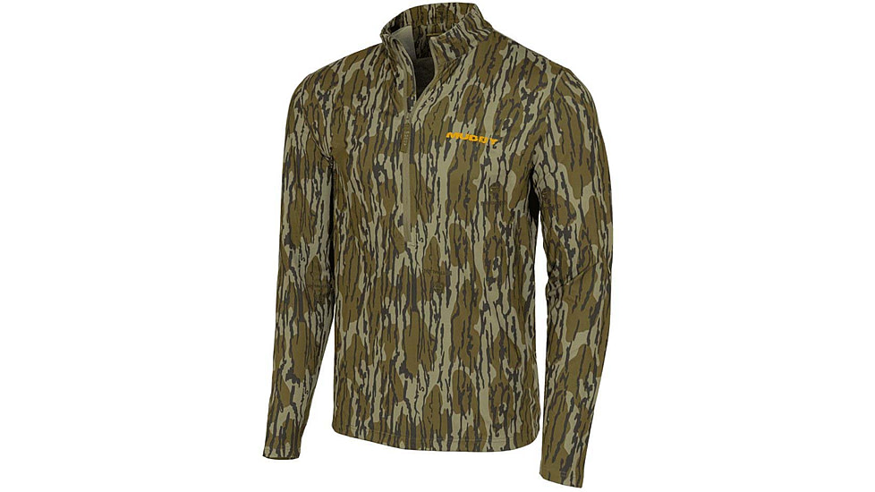 Muddy TRX Lightweight Quarter Zip Top - Men's, Mossy Oak Bottomlands Camo, 2XL, MUD-LW-QZ-MOB-2X
