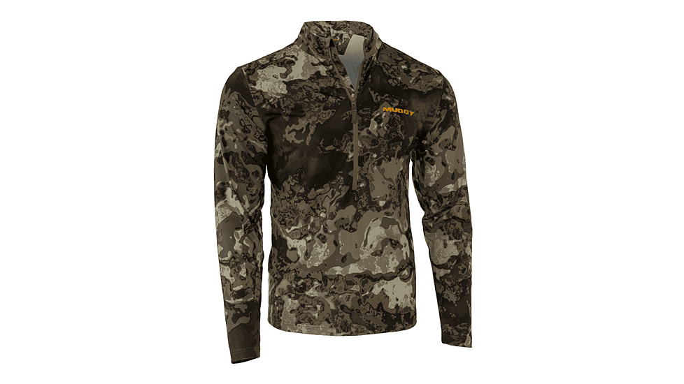Muddy TRX Lightweight Quarter-Zip Top - Mens, Veil Canyon Grey, LARGE, MUD-LW-QZ-VCG-L