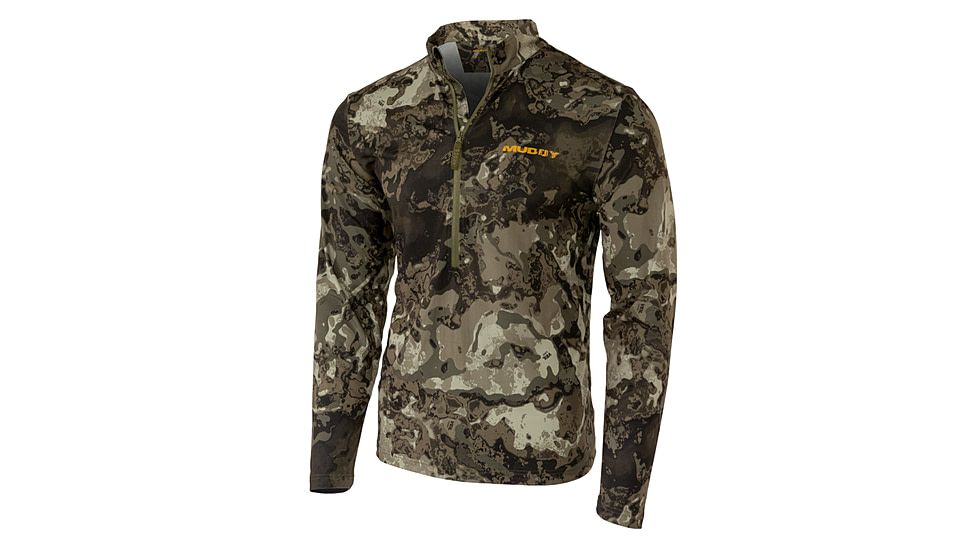 Muddy TRX Lightweight Quarter-Zip Top - Mens, Veil Canyon Grey, LARGE, MUD-LW-QZ-VCG-L