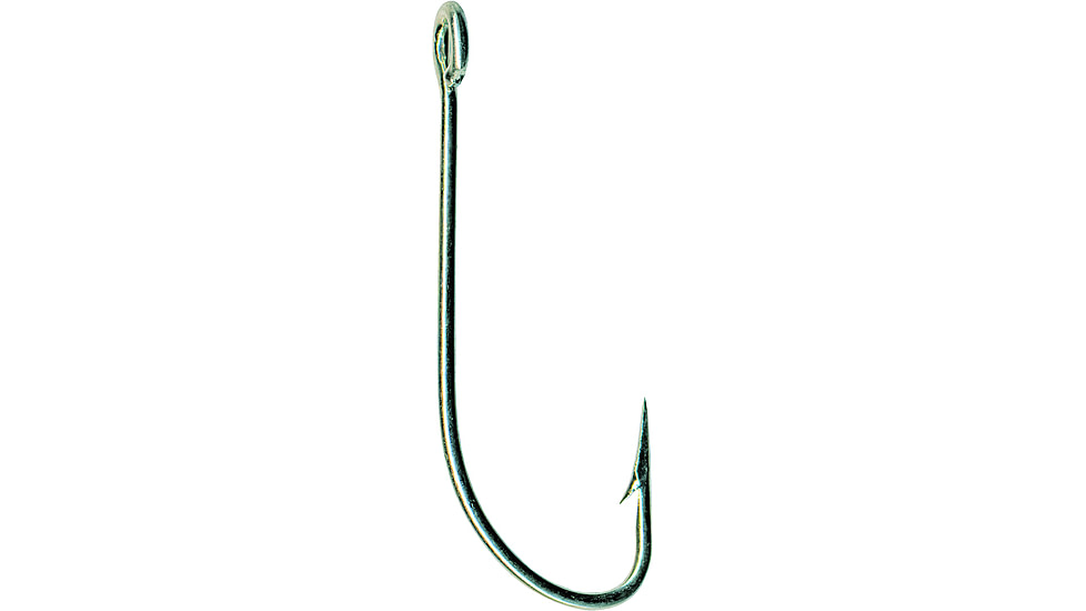 Mustad Atlantic Limerick Hook, Ringed Eye, Duratin, Size 1/0, 100 per Pack, 31010-DT-1/0-100