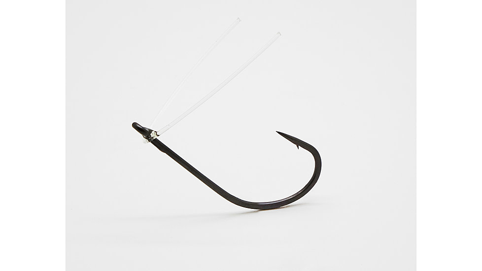 Mustad TitanX Weedless Wacky / Neko / Dropshot Split FC Weed Guard, Size 2/0, 4 Pack, W60403NP-TX-2/0-4U