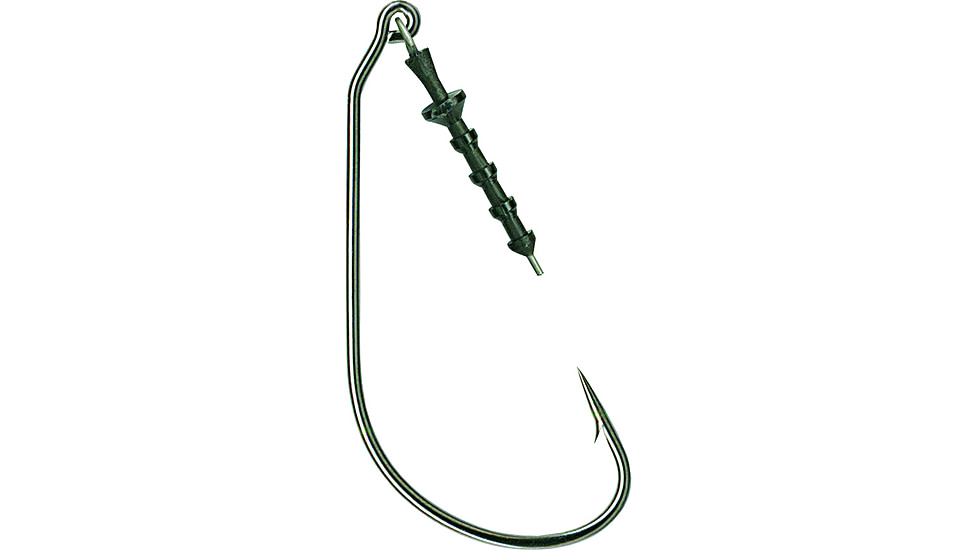 Mustad Ultrapoint Impact Keeper Hook, Opti Angle Needle Point, Wide Gap, Ringed Eye, Black Nickel, Size 4/0, 5 per Pack, 91768KH-BN-4/0-5U