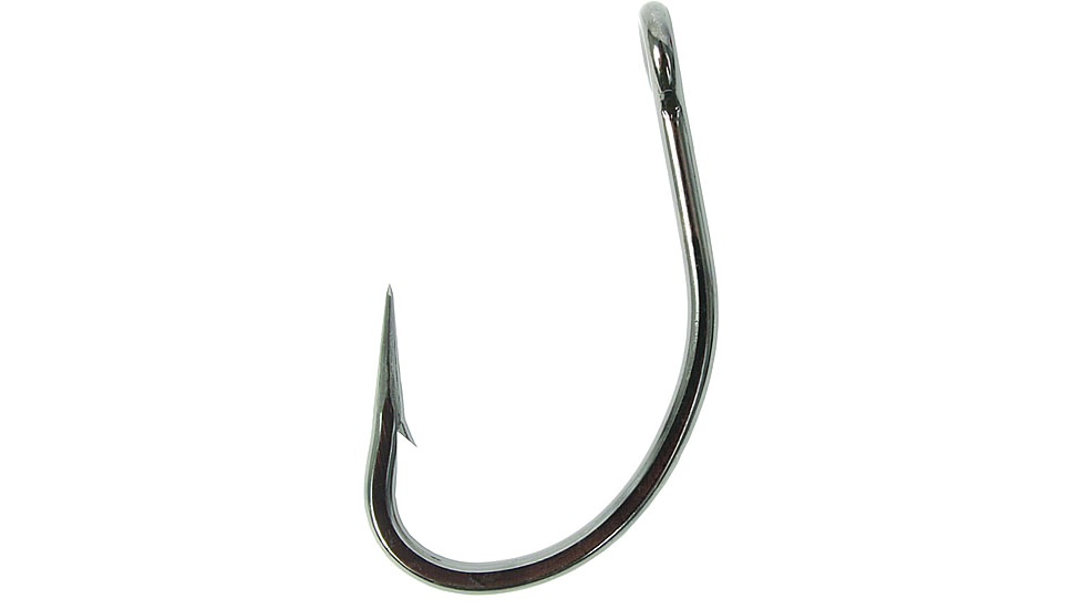Mustad UltraPoint Live Bait Hook, Needle Point, 3X Short Shank, OShaughnessy, Ringed Eye, Black Nickel, Size 1/0, 25 per Pack, 9174NP-BN-1/0-25U