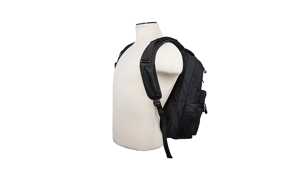 NcSTAR VISM GuardianPack Backpack with Front/Rear Compartments for Soft Body Armor, Armor Not Included, Black, BGBPS3003B