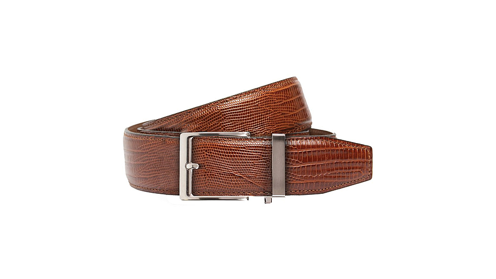 Nexbelt Lizard Belt, Brown, Up to 50" Waist, PCU1224