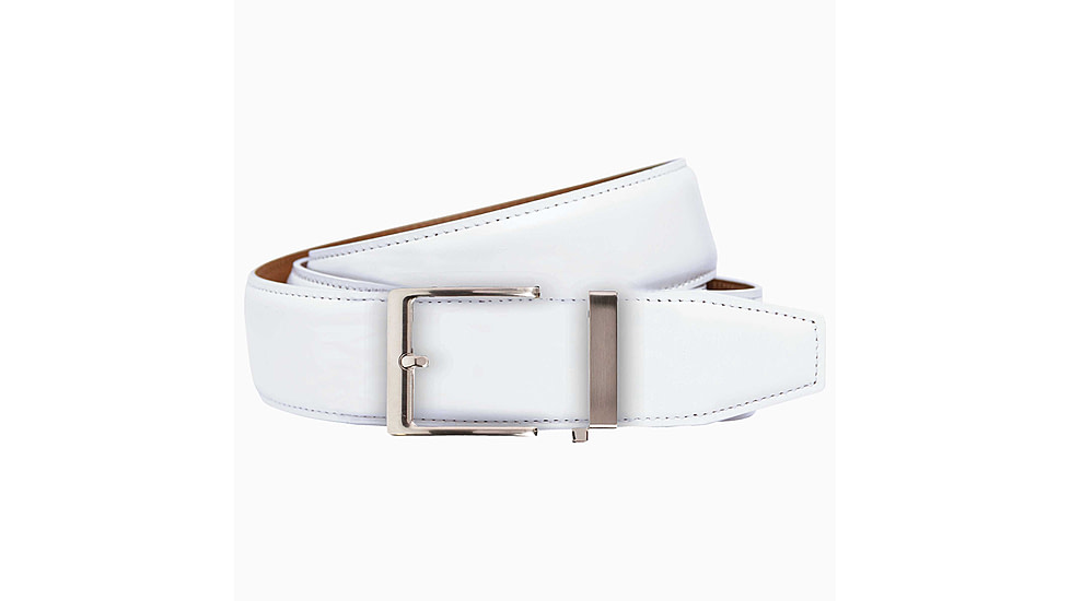 Nexbelt Smooth Belt, White, Up to 50 Waist, PCU1428
