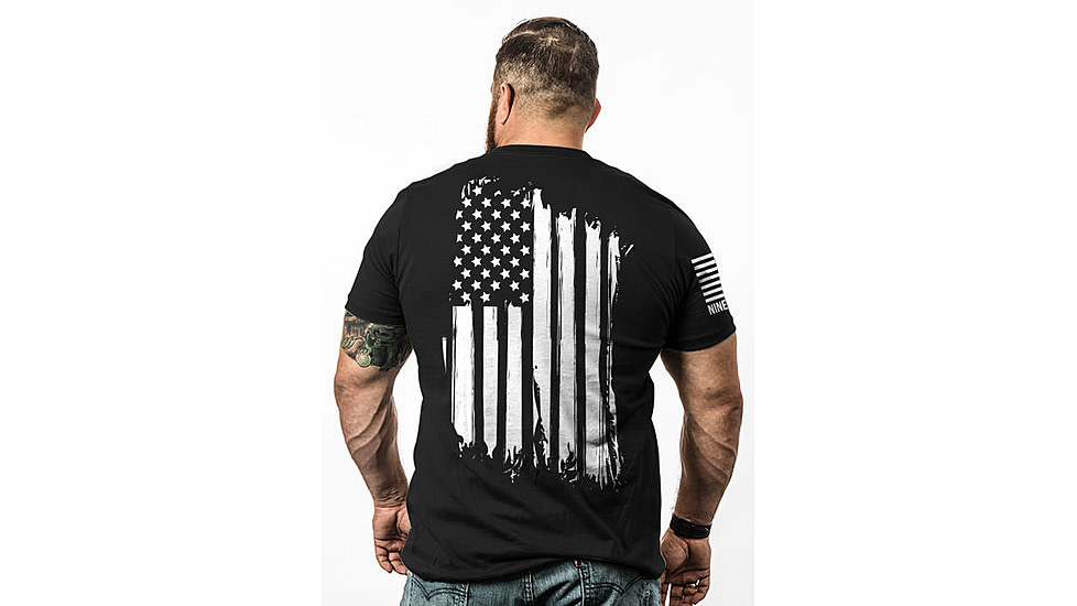 Nine Line America Graphic T-Shirts - Mens, Black, Small AMERICA-TS-BLACK-S