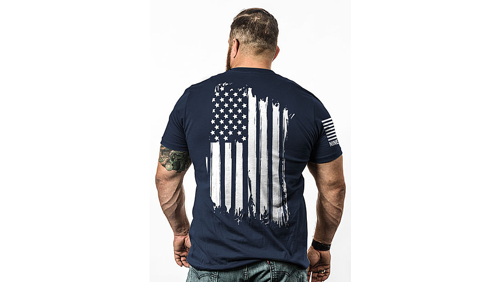 Nine Line America Graphic T-Shirts - Mens, MidnightNavy, Large AMERICA-TS-MIDNIGHTNAVY-L